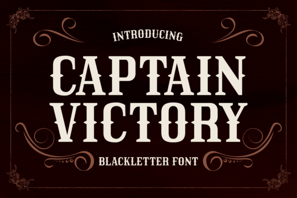 Captain Victory: A Font of Nautical Charm and Autumn Elegance