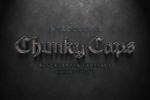 Chunky Caps: A Bold Font for Impactful Design and Communication