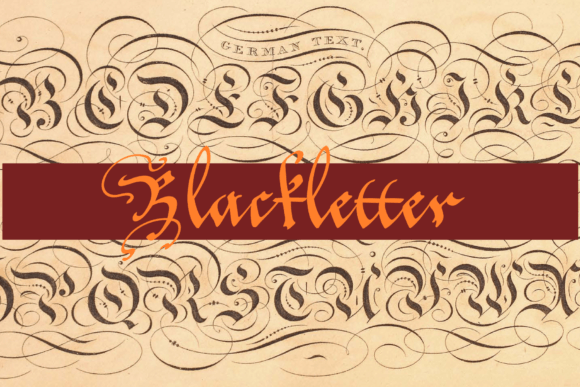 Exploring the Artistic Potential of Blackletters Alphabets 30 Alphabets