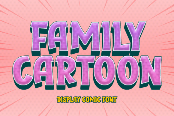 Family Cartoon: A Stylish Blackletter Font for Creative and Professional Use