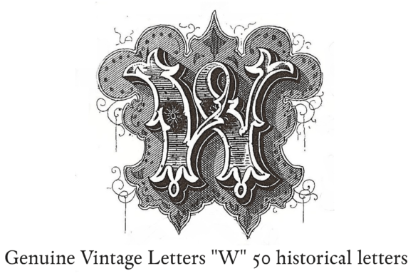 Genuine Vintage 1800 Letters SUPERPACK: Strategic Use of Authentic Historical Typography