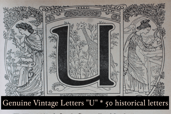Genuine Vintage 2200 Letters PACK: A Comprehensive Resource for Historical Typography Enthusiasts