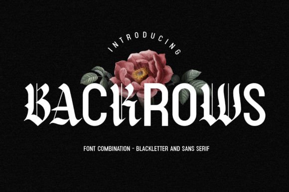 Introducing Backrows: A Modern Twist on Classic Typography