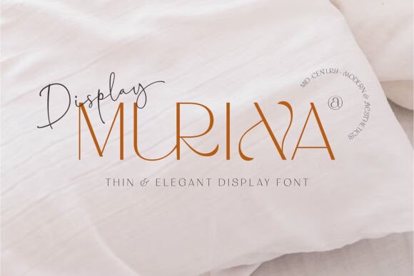 Murina Display: A Versatile Typeface for Modern Design Workflows