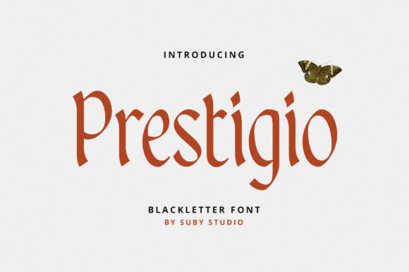 Prestigio: Elevating Design with a Modern Display Font