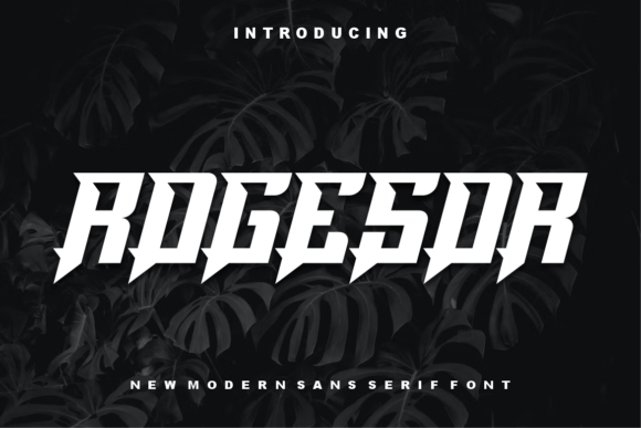Rogesor: A Bold and Vintage-Inspired Display Font for Modern Design