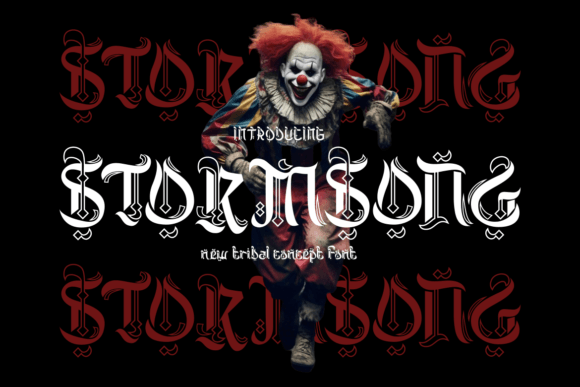 Stormsong Font: A Bold Blend of Tribal and Eerie Design
