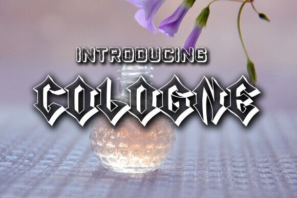 Unleash Bold Elegance with the Cologne Font